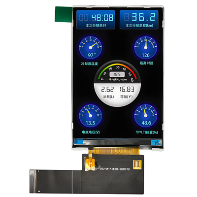3.5"インチTFT LCDの表示モジュール320x480 HVGA IPSのRGB/MCU/SPIインターフェイスTFT LCD表示モジュールとの完全な視野角