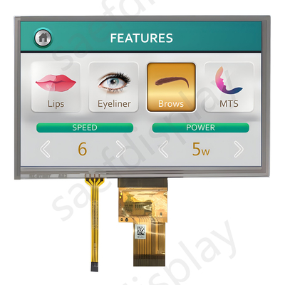 ビューティデバイスディスプレイ スクリーン 9 インチ TFT LCD 800x480 点 RGB インターフェース RTP