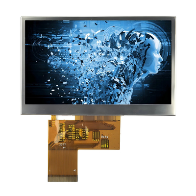 4.3インチ 高明るさ 1000nits TFT LCD モジュール 480x272 解像度 選択可能なタッチスクリーン