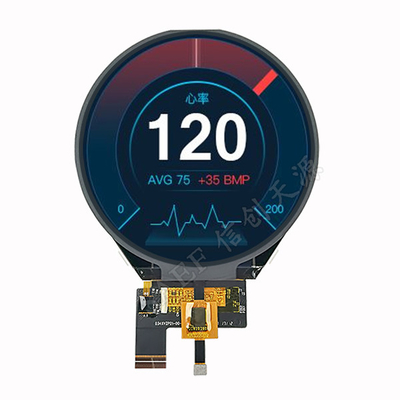 PCAP TFT ディスプレイ 3.4 インチ ラウンド LCD 3 レーン ミピ インターフェイス 800x800 点 CTP
