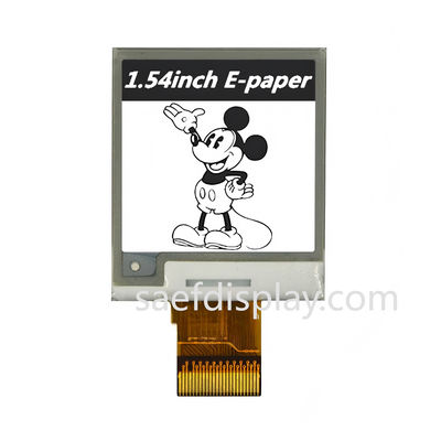 質  1.54" E-ink Display | 200×200 B/W | SPI Interface | Ultra-Low Power | Industrial Temp. 工場