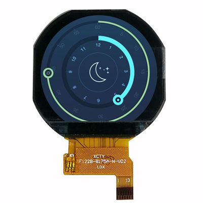 質  Small Circular LCD Display , Round LCD Module Spi MCU Interface 1.22 Inch 工場