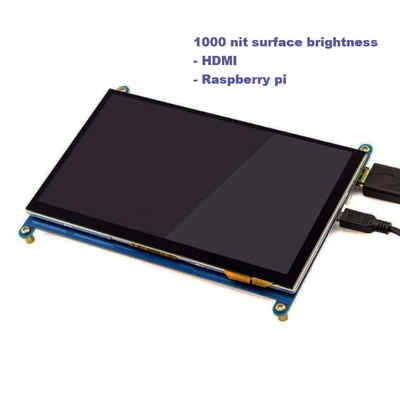 ラズベリー PI 7 インチ HDMI TFT LCD ディスプレイ、容量性タッチ スクリーン付き