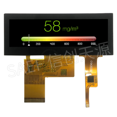 容量性タッチ画面40 Pinの480x128 3.9インチRGB TFT LCDモジュール