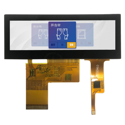 容量性タッチ画面40 Pinの480x128 3.9インチRGB TFT LCDモジュール