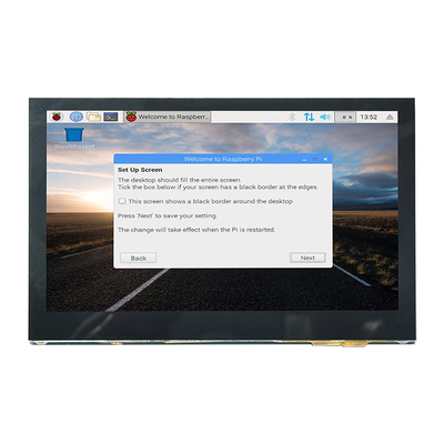CTP 4.3のインチHDMIのラズベリーPi Dsiの表示800x480完全な視野角
