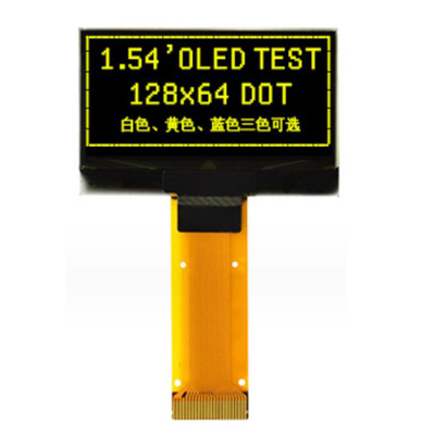 1.54インチ OLED SSD1309 モノクロームディスプレイ,並行および4ワイヤーSPIインターフェース