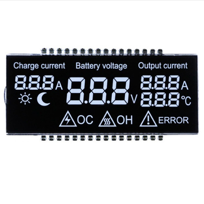 カスタム TN LCD パネル,電圧,電流,温度,電力の文字/セグメントのメーター LCD
