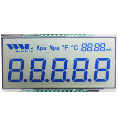 カスタム TN LCD パネル,電圧,電流,温度,電力の文字/セグメントのメーター LCD