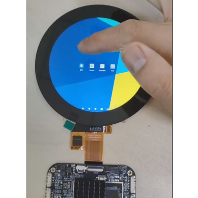 3.4インチ カスタムラウンドLcd Android RK3566 広告メディアディスプレイ PCAPタッチ