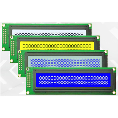 24文字 2行 24x2文字 LCM モジュール 5V FSTN 青/灰モード AIP31066 または同等のコントローラIC