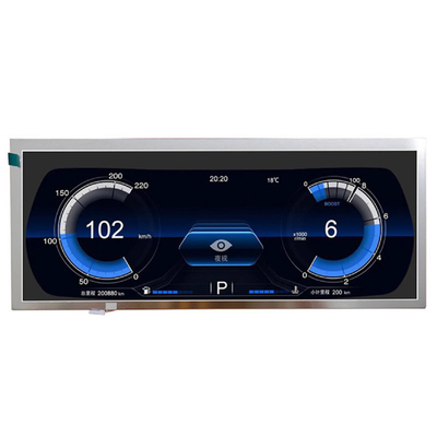 ストレッチディスプレイ 12.3"インチ TFT LCDバータイプ 1920x720点 LVDS IPS HD 自動車グレード 広告用プレイヤー