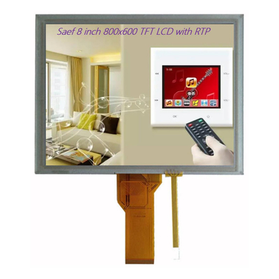 8インチ TFT-LCD for Embedded Systems and Industrial Devices, TFT LCD ディスプレイ 8インチ 800×600 RGB 50ピン