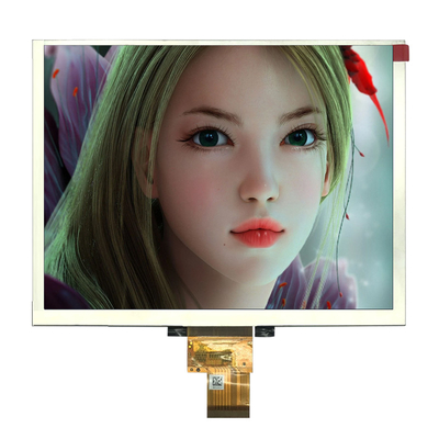 ハードコーティング 8インチ インダストリアル TFT ディスプレイ 800x600 ドット 24 ビット RGB 50ピン