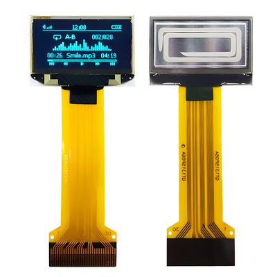 0.96インチ 30ピン ZIFコネクタ OLED 薄型ディスプレイパネル 128x64 ドットマトリックス SPI I2C インターフェース