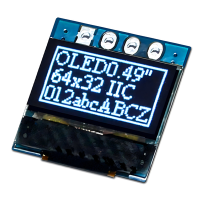 0.49インチグラフィック OLEDディスプレイ 4 ヘッダーピン SSD1315 サポート I2C インターフェース