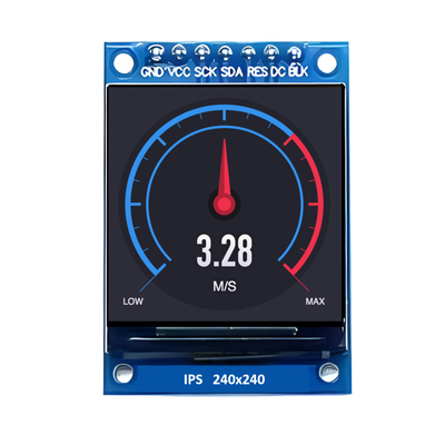 1.3" 1.33 インチ TFT LCD ディスプレイ 240x240 ピクセル SPI シリアル 周辺 インターフェース ドライバ