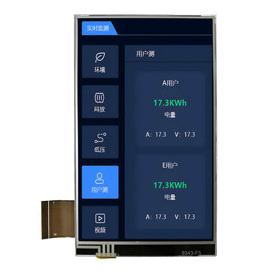 4インチレジシブタッチスクリーン TFT LCDディスプレイ 中国 工場供給 RGB インターフェース