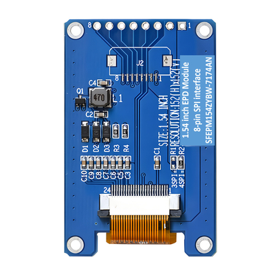 SPI Eインクディスプレイ 1.5 インチ 黒白 152x152 点 1.54&quot; E紙ディスプレイ