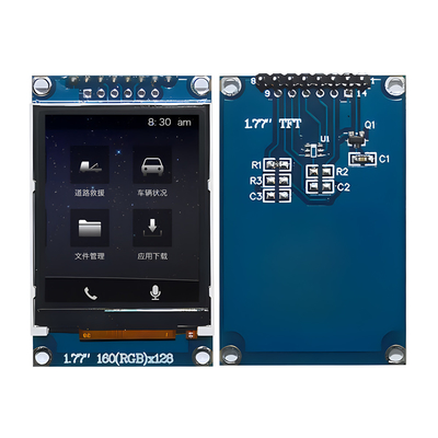 1.77インチ TFT LCD ディスプレイ SPI シリアルインターフェイス 262K フルカラー画面