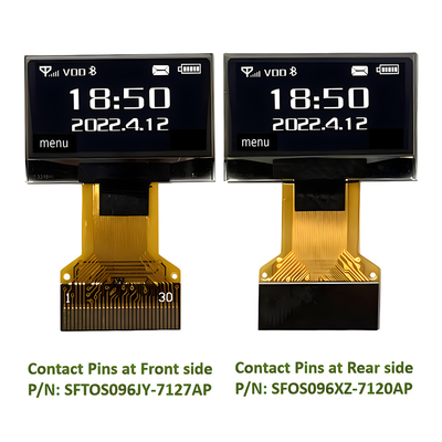 低コスト 0.96 インチ OLED ディスプレイ 128X64 IIC I2C SPI 8080 インターフェイス 30ピン ZIF FPC