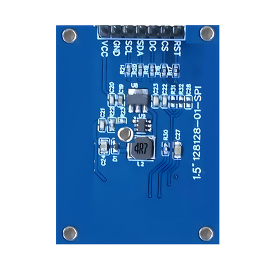 SPI 1.5インチ OLEDディスプレイ 128x128 ドットマトリックス SSD1327/SH1107G ホワイト/ブルーフォント 7ピンモジュール