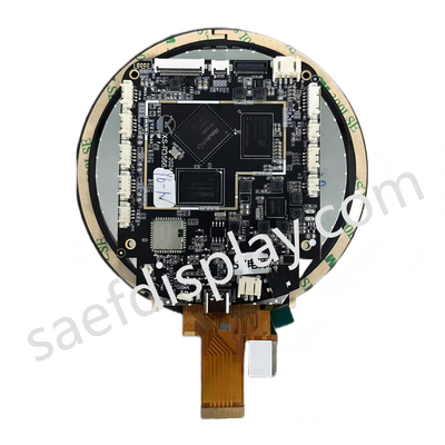 3デジタルサイネージ,小売,インタラクティブなキオスク用の0.4インチ丸型高性能Androidタッチスクリーンディスプレイ