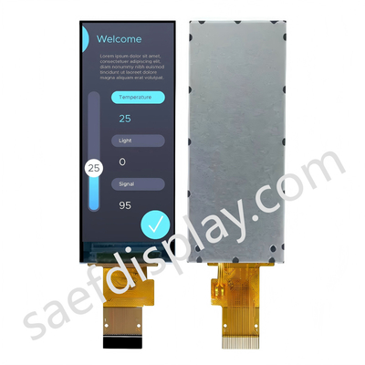 2.2-インチ IPS TFT LCD ディスプレイ 200x480 解像度 MIPI インターフェイス 500 ニット 明るさ 鮮明な視覚