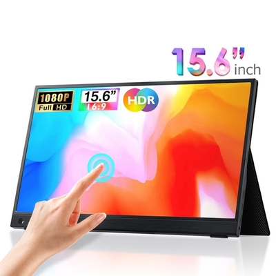 FHD 1920*1080 ポータブルタッチモニター 15.6インチ IPSディスプレイ 柔軟なディスプレイモードと広い視角