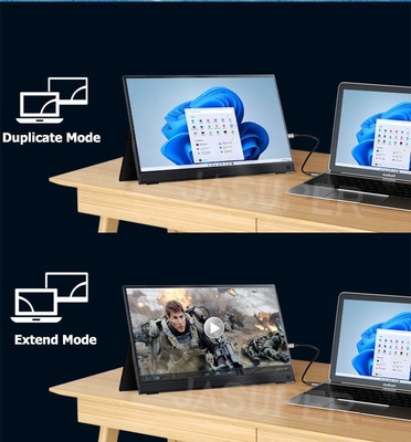 13.3 インチ,FHD 1080P USB C 移動モニター パソコン用の外部,キックスタンド付き2番目のディスプレイ画面