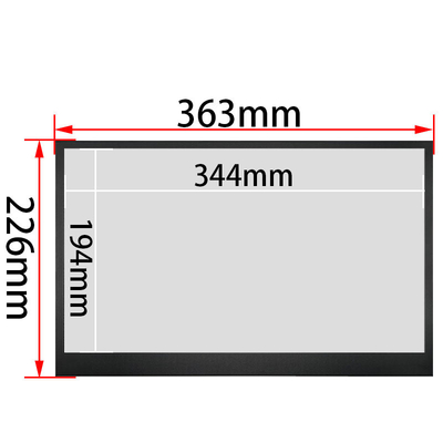 15.6インチ産業用金属タッチスクリーンディスプレイ フルHD 1920×1080 IPS パネル10点容積タッチ
