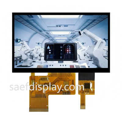 4.3インチ 1000nit IPS TFT LCD | 480×272 RGB | 静電容量式タッチ | RGB 24ビットパラレル | -30°C～+80°C (USA/ドイツ)