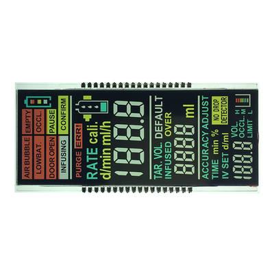 時間ディジットの前部ガラス表示のための小型7つの区分LCDの表示モジュールVA TN 36ピン