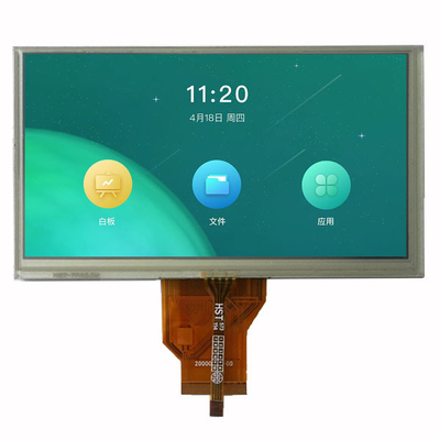 6.5インチ 800×480 インダストリアル TFT LCD ディスプレイ RGB インタフェース 50ピン 触覚付き