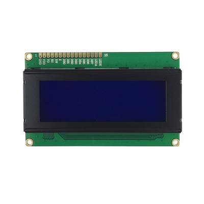 モノクロ20x4特性LCDはLCM 16 Pin 8bit MPU STNの青い陰性を表示する
