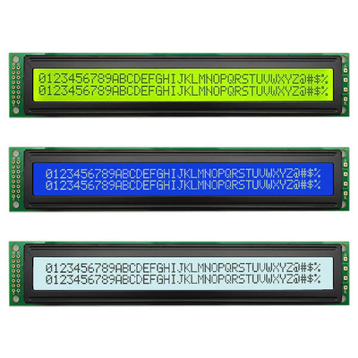 40x2 LCDのキャラクタ・ディスプレイ モジュール4002のモノクロ穂軸LCM 16 Pin 8bit