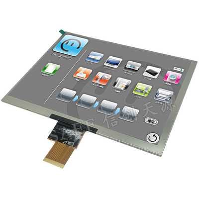 LVDSインターフェイス 8インチ IPS TFT LCD モジュール 1024x768 解像度 全視角