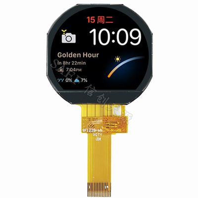 1.22の」TFT LCDスクリーン240x204は丸型IPSの完全な視野角SPIインターフェイスTFT LCDスクリーンに点を打つ