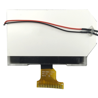 STNの黄色緑のモノクロ グラフィックLCDは128x64肯定的な3.3V SPIを表示する
