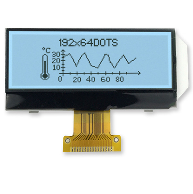 コグ192x64モノクロ写実的なLCDはFSTN肯定的なUC1609C 3.3V SPIのインターフェイスを表示する