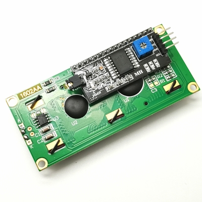 I2Cインターフェイス16x2特性LCDは青い5V 4ピン ナンバーを表示する