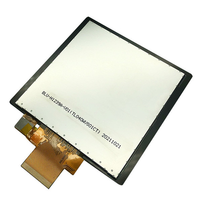 4 インチ 480×480 インチ 工業用 TFT ディスプレイ 40 ピンの家庭用自動化 4 インチ PCAPタッチ付き LCD
