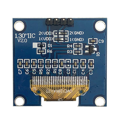 受動のマトリックス1.3のインチI2C OLEDは128x64コグPCB 4ピンを表示する