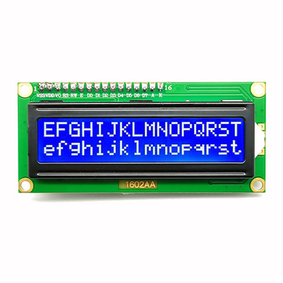 I2Cインターフェイス16x2特性LCDは青い5V 4ピン ナンバーを表示する