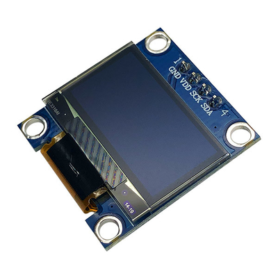0.96インチ OLED ディスプレイ 4ピン I2C コントロール PCB 板 白/青/黄色 青