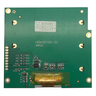 160x160写実的なFSTN LCDの表示モジュール肯定的なST75161 3.3V VDD SPIのインターフェイス