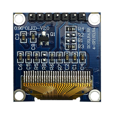 7ピン 0.96 インチ OLED ディスプレイ モジュール SPI 3V ホワイト PMOLED SSD1306 ドライバー IC