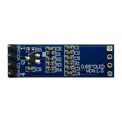 4互換性があるピン96x16 OLED表示モジュール0.69のインチI2C IIC SSD1306 3V 5V