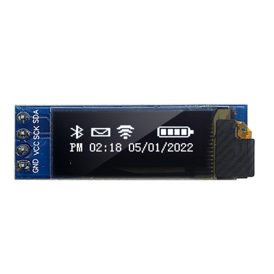 3V 5V 128x32 OLEDの表示モジュールSSD1306運転者が付いている0.91インチ4ピンIC