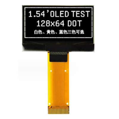 1.54インチ OLED SSD1309 モノクロームディスプレイ,並行および4ワイヤーSPIインターフェース